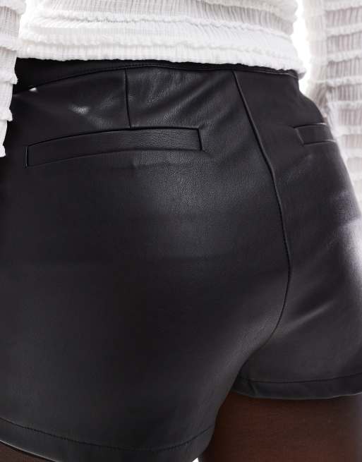 Pleather booty shorts best sale