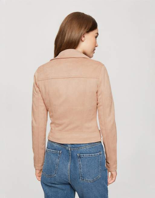 Dusty pink hotsell suede jacket