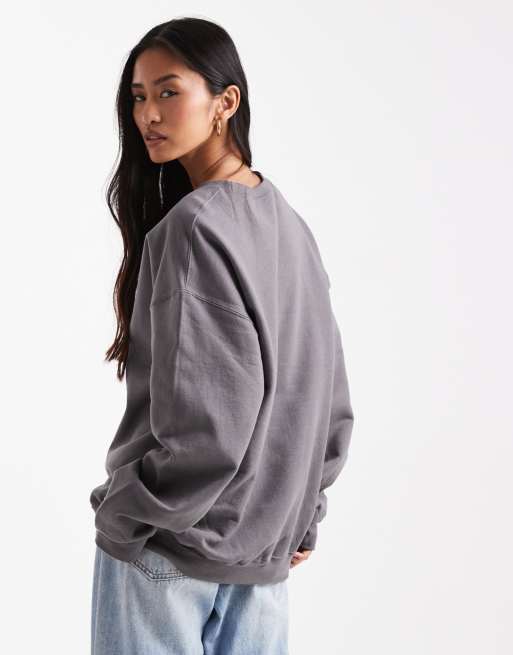 Miss Selfridge - Felpa oversize con grafica floreale, 4 di 4