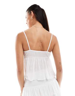 Miss Selfridge Festival Glitter Cami Top