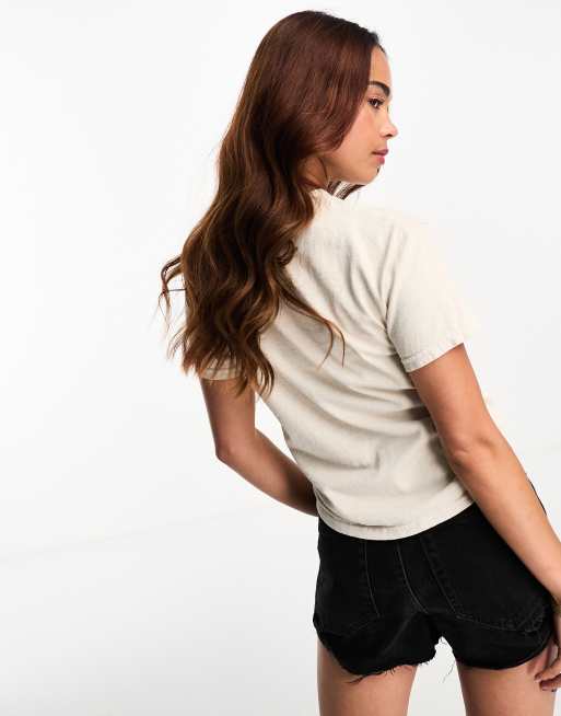 Miss Selfridge festival license Blondie graphic tee in white, 3 of 4