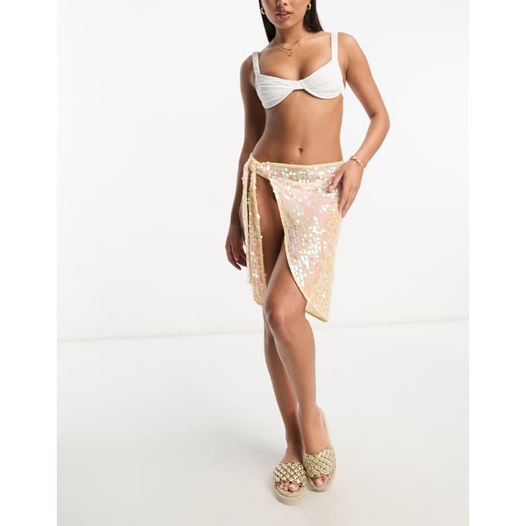 Sequin sarong skirt clearance