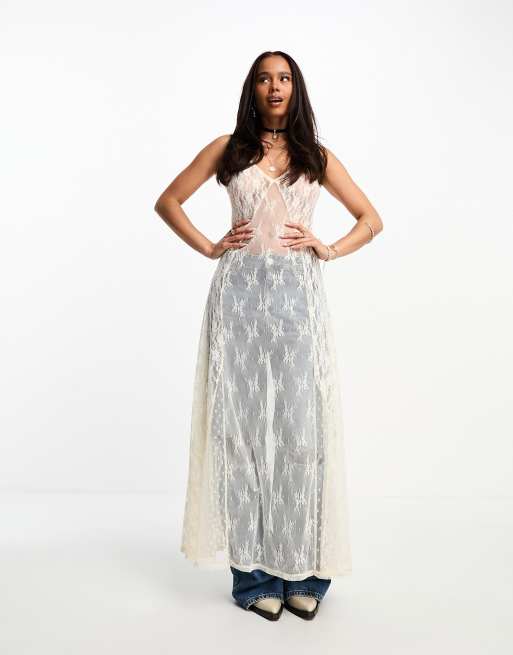 Meringue - Lace slip dress - Style # TH707