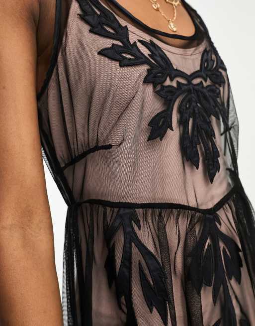 Sheer mesh hotsell dress festival