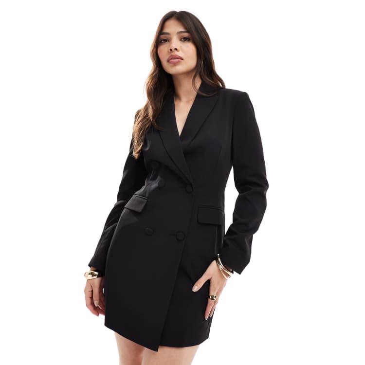 Audrey 3+1 Mid-Length Fitted Blazer Coat, sold Med