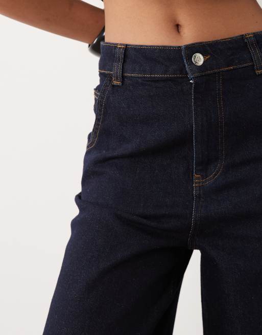 Miss Selfridge - Flared denim jeans in indigo, deel van co-ord set, 2 van 5