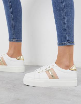 asos flatform trainers