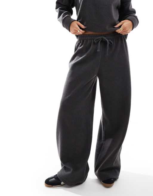  Miss Selfridge - Fleece joggingbroek in antracietgrijs , 3 van 5