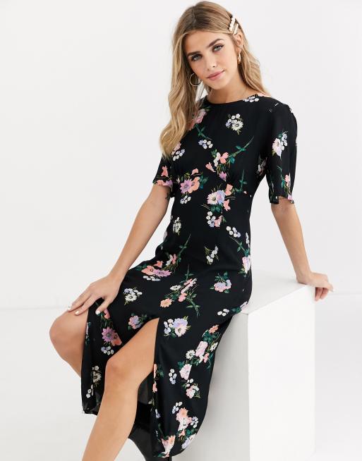 Miss selfridge outlet floral midi dress