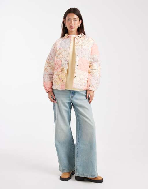 Miss Selfridge floral patchwork quilted jacket, 2 of 4