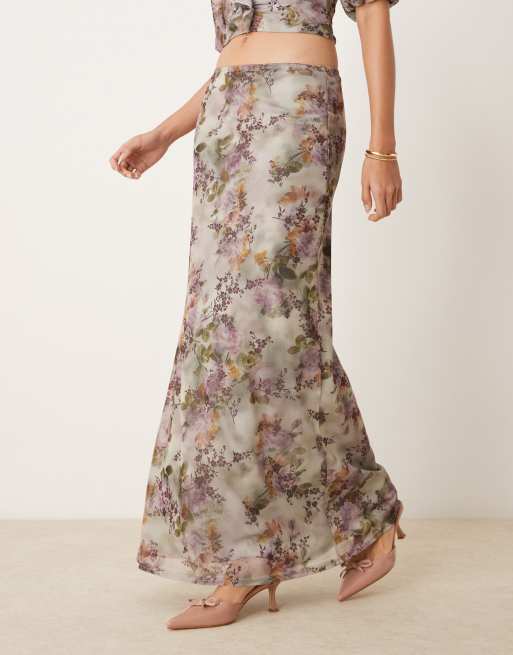 Miss Selfridge floral print maxi skirt, 5 of 5