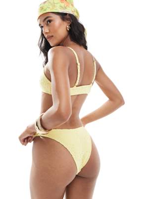 Miss Selfridge Floral Towelling Bikini Bottom