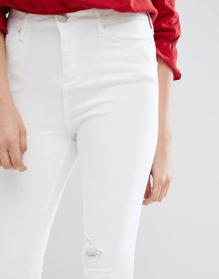 miss selfridge white jeans