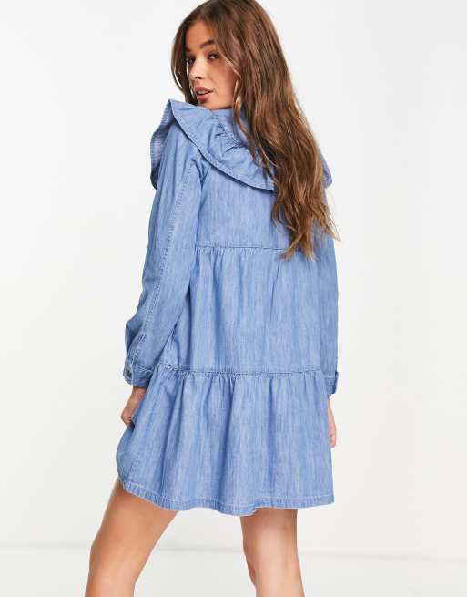 Bib denim outlet dress