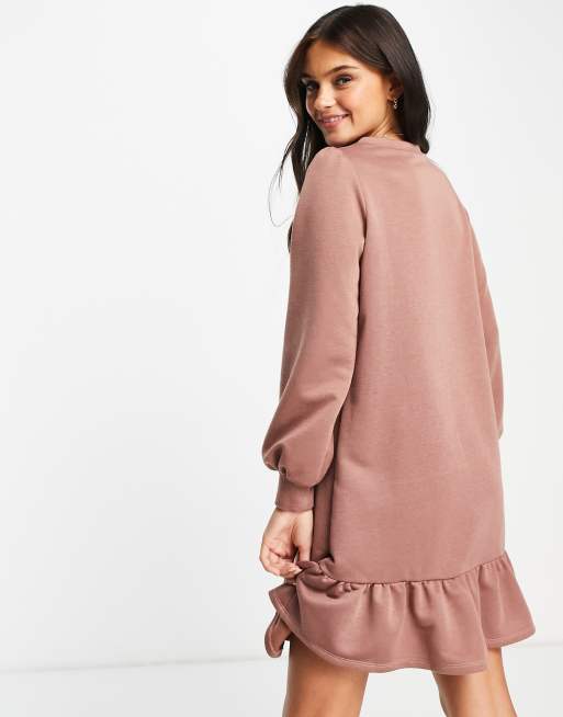 Ruffle hem 2025 sweater dress