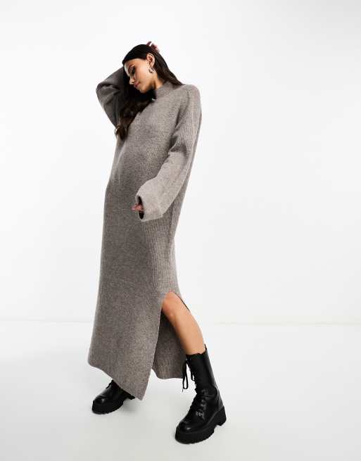 Soft Knit Rollneck Longline Jumper With Side Splits In Fr | One Nation  Clothing | SilkFred US