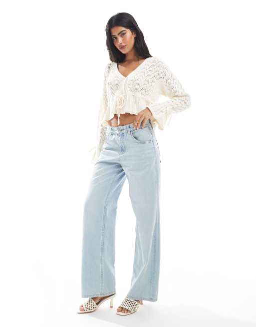 Miss Selfridge - Gebreide top met uitlopende mouwen, 3 van 4