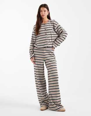 Miss Selfridge - Gestreifte Hose, Kombiteil-Neutral