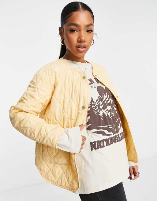 Miss Selfridge - Giacca leggera color latticello trapuntata