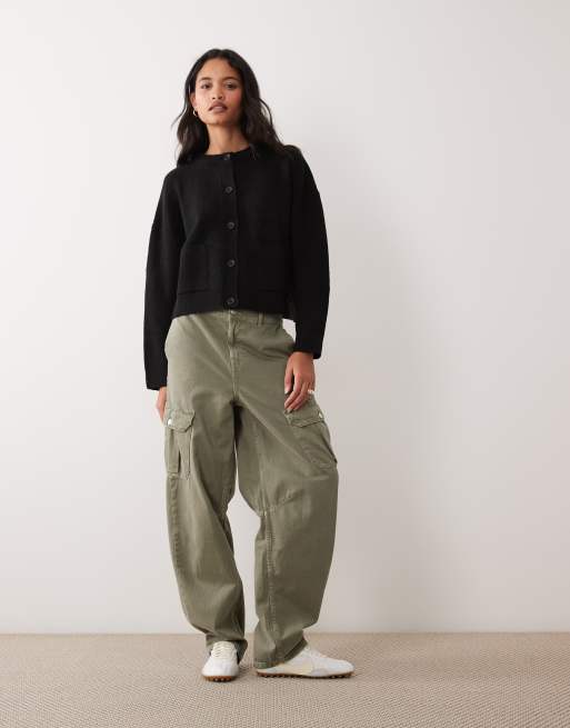 Miss Selfridge gilet à col rond avec poche, noir, 2 de 4