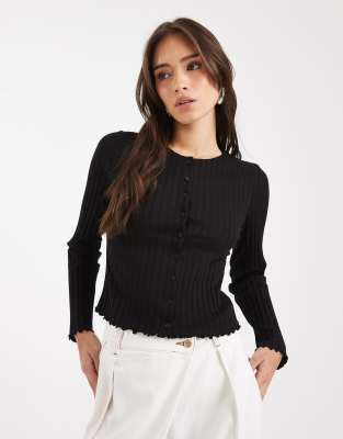 Gilet côtelé - Noir 38