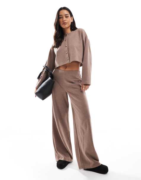 Miss Selfridge - Gilet d'ensemble doux au toucher - Champignon - view 1