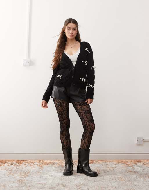 Gilet Maille Gilet Femme Avec Perles GILET EN MAILLE AVEC BOUTON