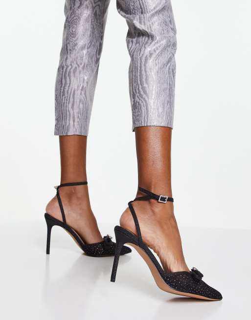 Miss Selfridge glamorous bow closed toe sandal , 2 of 4