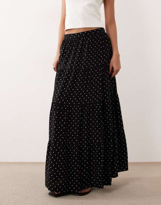 Miss Selfridge - Gonna lunga a balze a pois, 2 di 5