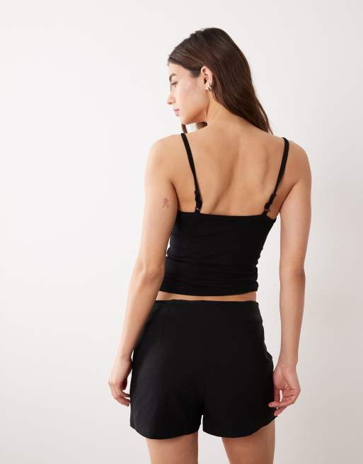 Miss Selfridge - Gonna pantalone in bengalina, 4 di 5