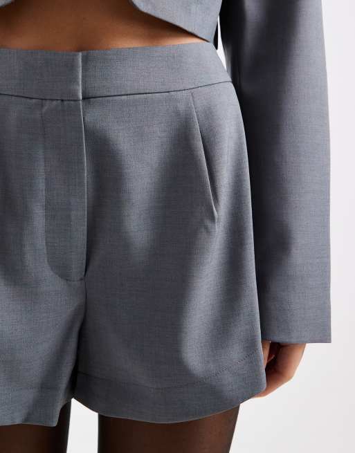 Miss Selfridge - Grå skræddersyede soveshorts - Del af sæt, 3 af 5