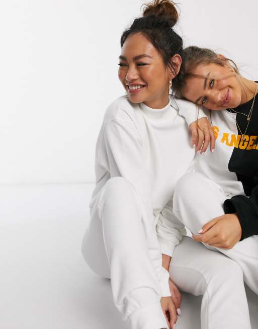Miss Selfridge – Gräddvit sweatshirt, del av set, 3 av 3