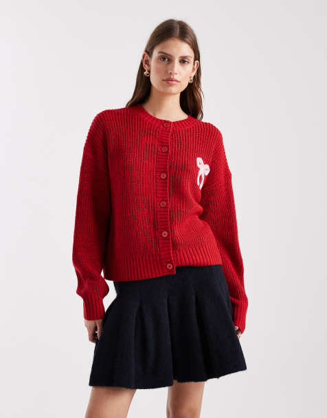 Miss Selfridge – Granatowa plisowana spódnica dzianinowa mini - view 1