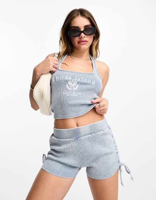 Halter top outlet and shorts set