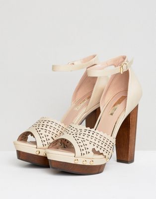 studded clog heels