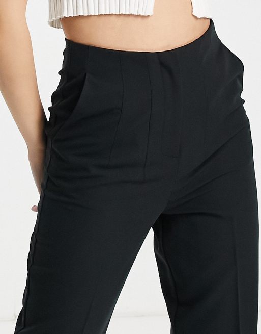 Miss Selfridge high waist cigarette trouser in black