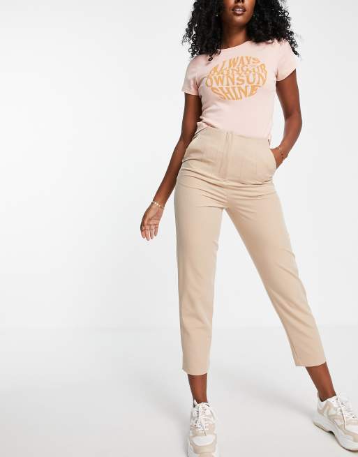 High waisted cigarette best sale trousers