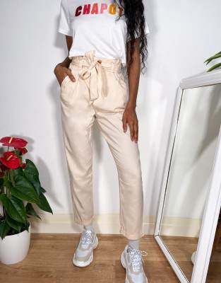 high tie waist pants