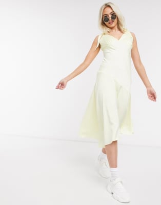 miss selfridge lemon dress