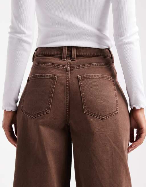 Miss Selfridge - Jean ample - Chocolat délavé, 4 de 5