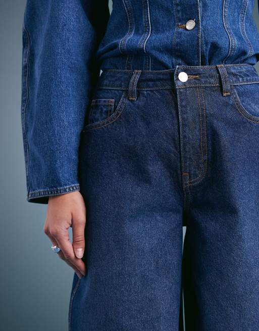Miss Selfridge - Jean barrel - Indigo délavé, 5 de 5