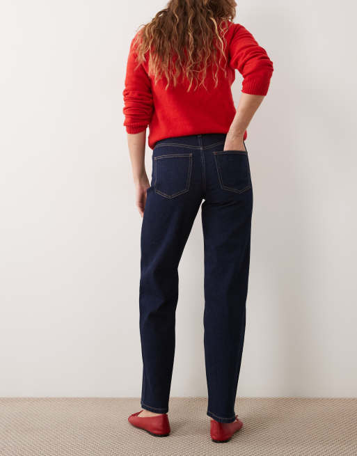Miss Selfridge jean droit taille mi-haute indigo, 3 de 5