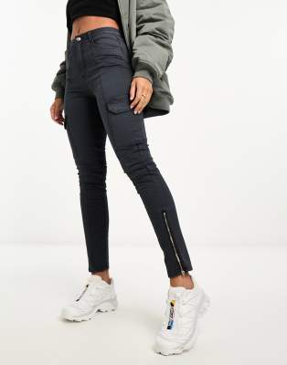 Jean Skinny Miss Selfridge Femme - Taille 4 (UK)/26/32, Couleur Bronze Gravé - Occasion En Très Bon état