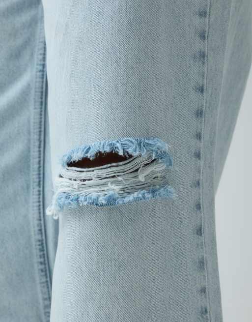 Miss Selfridge jeans cropped comodi in lavaggio chiaro, 5 di 5