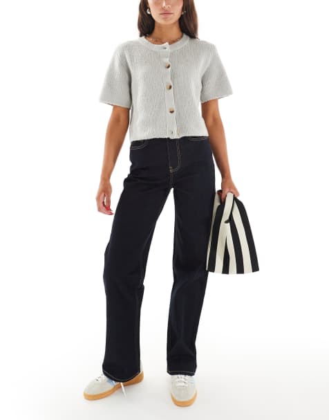 Miss Selfridge - Jeans dritti color indaco con cuciture - view 1