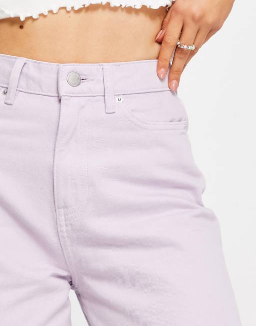 Miss Selfridge - Jeans met wijde pijpen in lila, 3 van 4