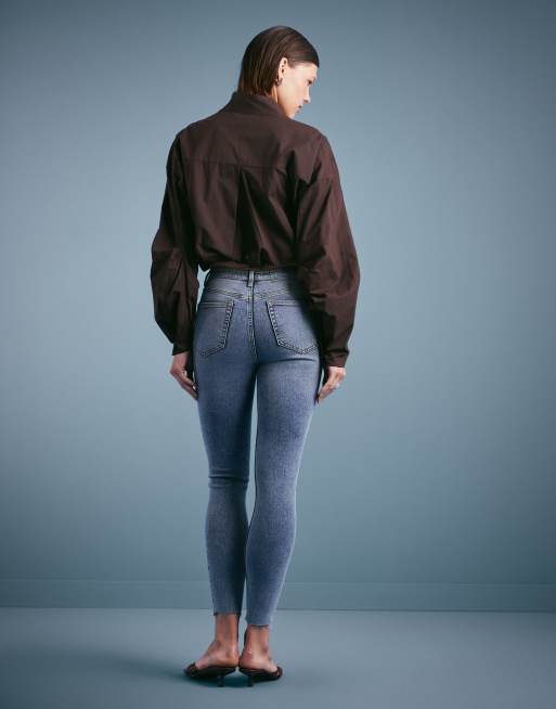 Miss Selfridge - Jeans skinny lavaggio sporco, 2 di 5