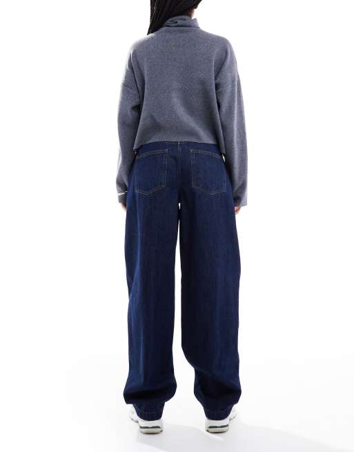 Miss Selfridge – Jeansy z poszerzanymi nogawkami i ozdobnym szwem, 2 z 5