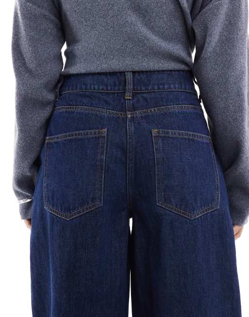 Miss Selfridge – Jeansy z poszerzanymi nogawkami i ozdobnym szwem, 4 z 5