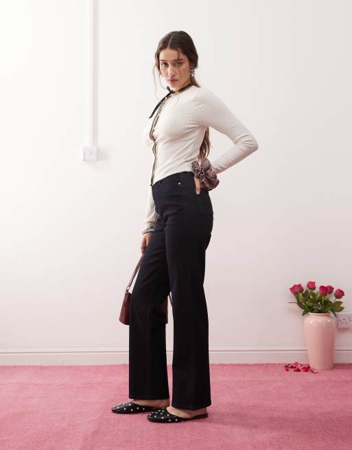 Miss Selfridge – Jeansy z prostymi nogawkami w kolorze indygo, 3 z 5